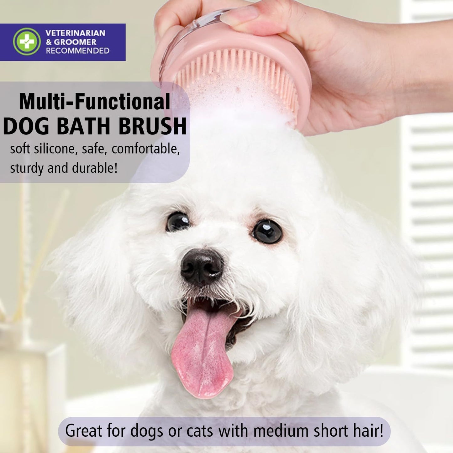 Gentle Massage & Bath Brush - Pawsitive Cuddles