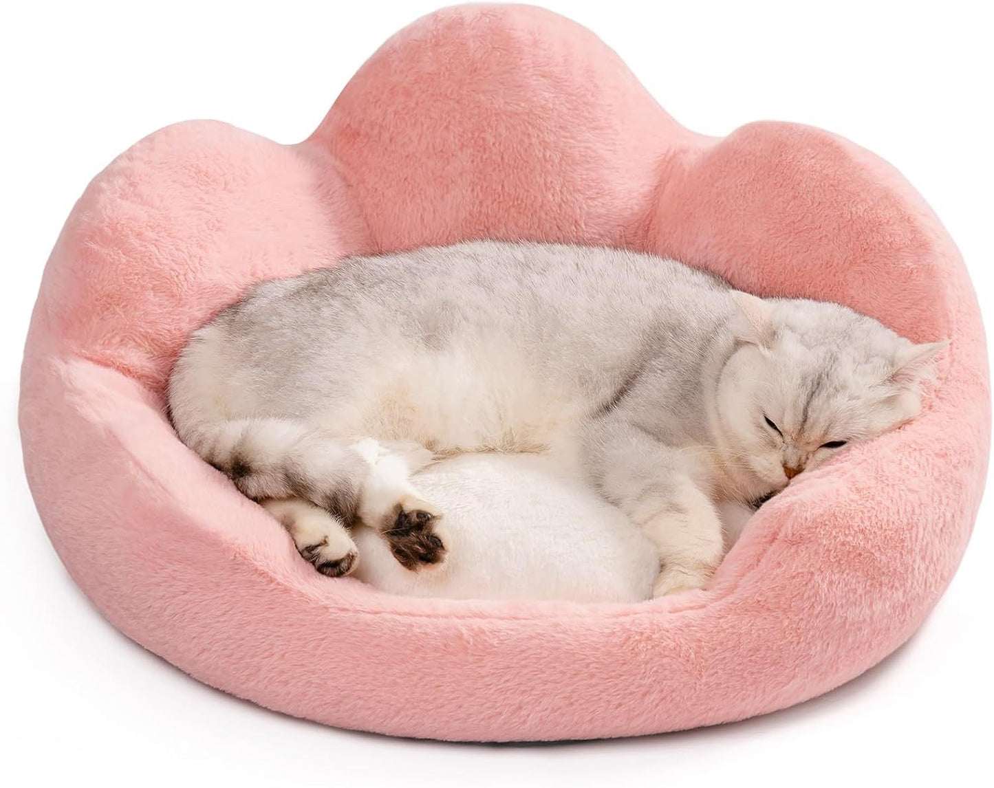 Washable Round Pet Sofa with Non-Slip Bottom - Pawsitive Cuddles
