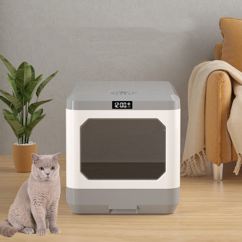 Auto Fully Enclosed Cat Litter Box
