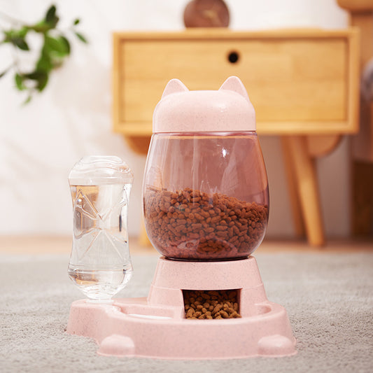2-in-1 Automatic Pet Feeder and Water Fountain - Pawsitive Cuddles