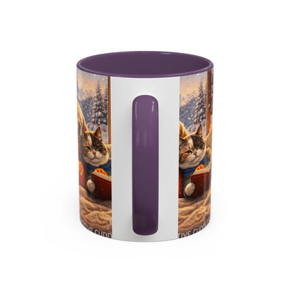 Cozy Winter Pets Coffee Mug — Dog & Cat Hot Cocoa Scenic 11/15oz