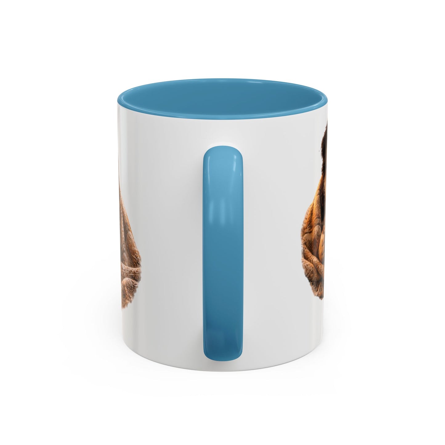 Cozy Pets Coffee Mug — Cat & Dog Snuggled with Hot Cocoa Accent Mug (11/15 oz)