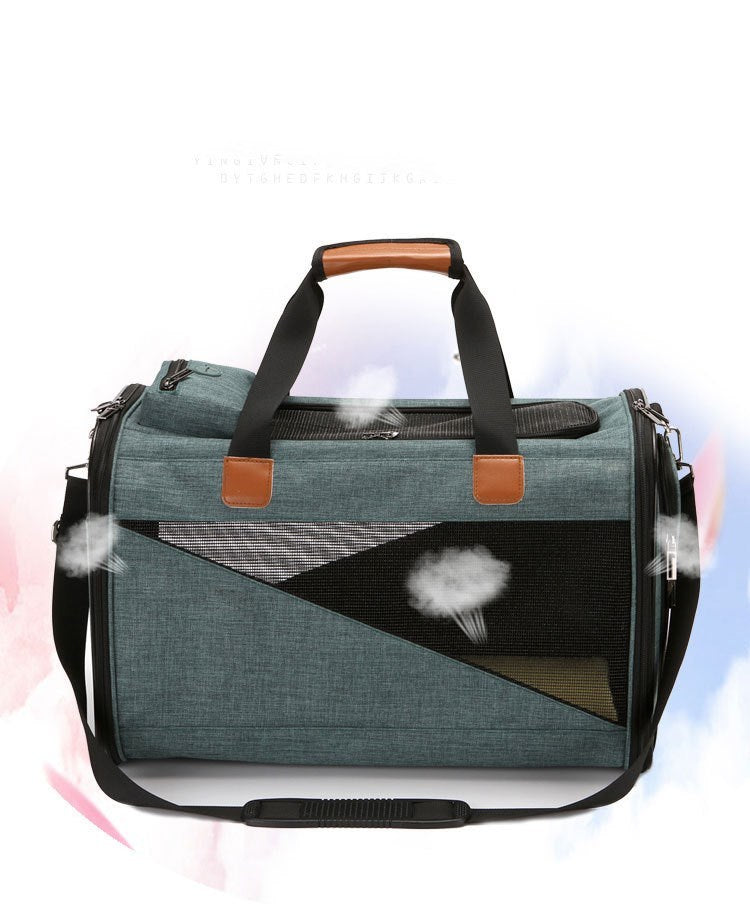 Fashionable Foldable Pet Travel Bag - Pawsitive Cuddles