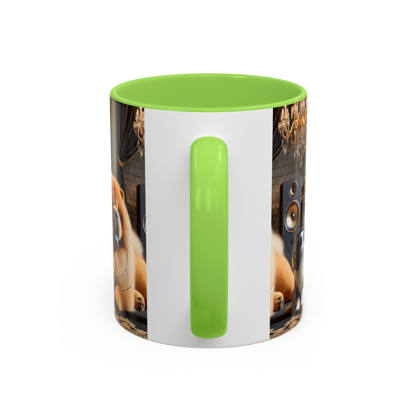 Chow Chow & Corgi Retro Lounge Coffee Mug (11oz/15oz)