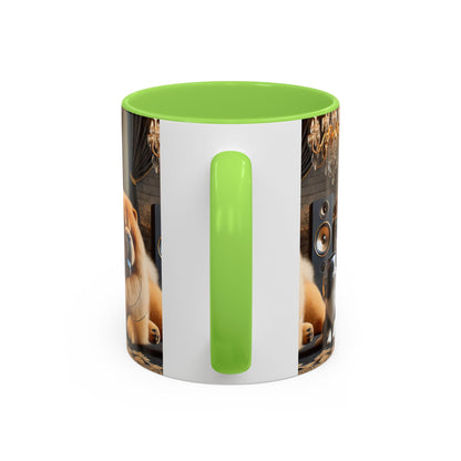 Chow Chow & Corgi Retro Lounge Coffee Mug (11oz/15oz)