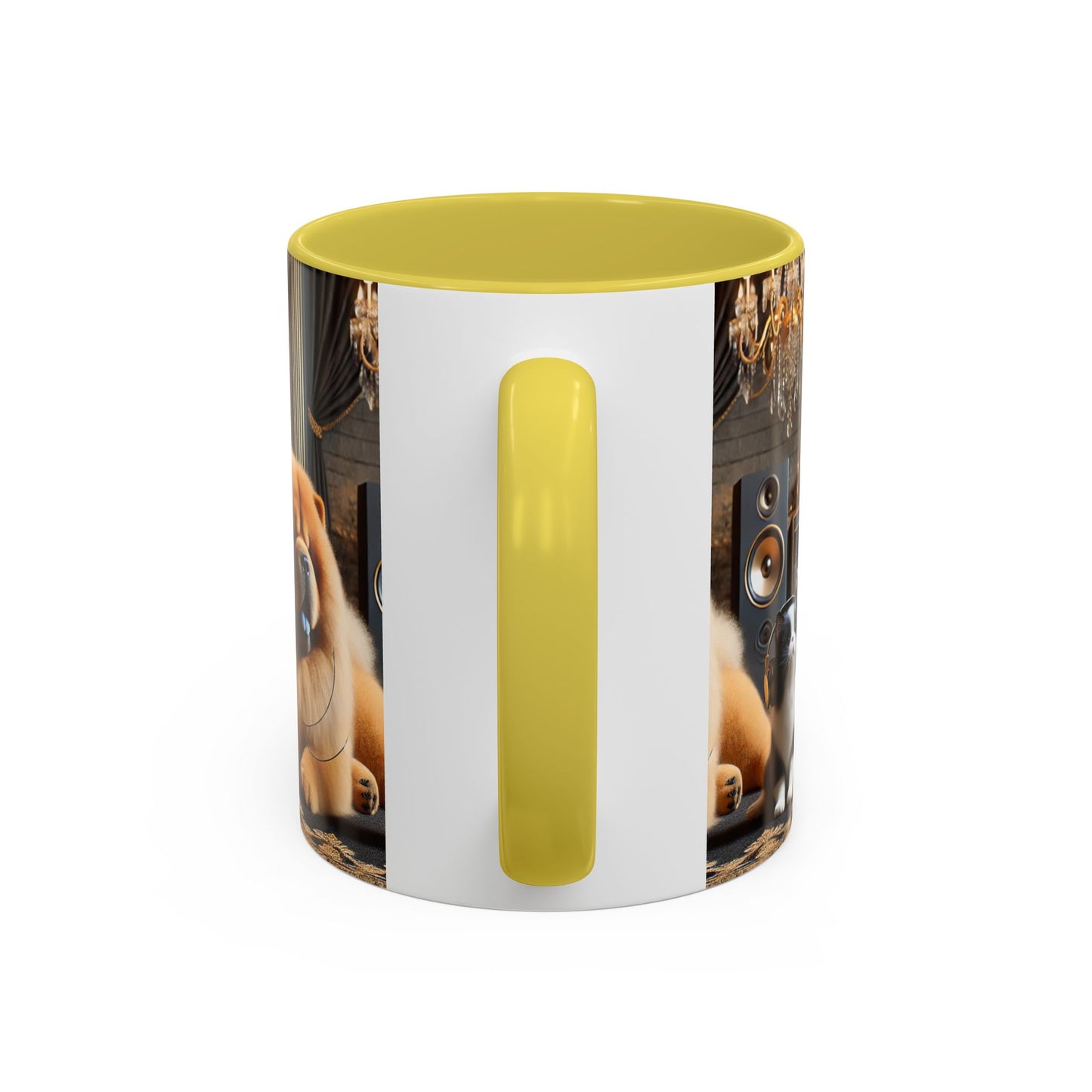 Chow Chow & Corgi Retro Lounge Coffee Mug (11oz/15oz)