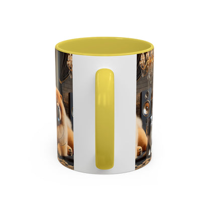 Chow Chow & Corgi Retro Lounge Coffee Mug (11oz/15oz)