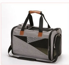 Fashionable Foldable Pet Travel Bag - Pawsitive Cuddles