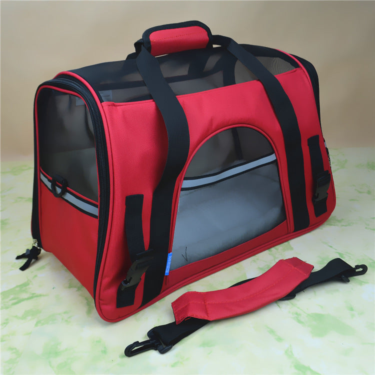 Breathable Portable Pet Carrier Handbag - Pawsitive Cuddles