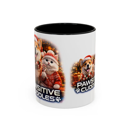 Holiday Pawsitive Cuddles Coffee Mug