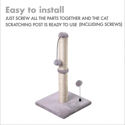 Premium Sisal Cat Scratching Post - Pawsitive Cuddles