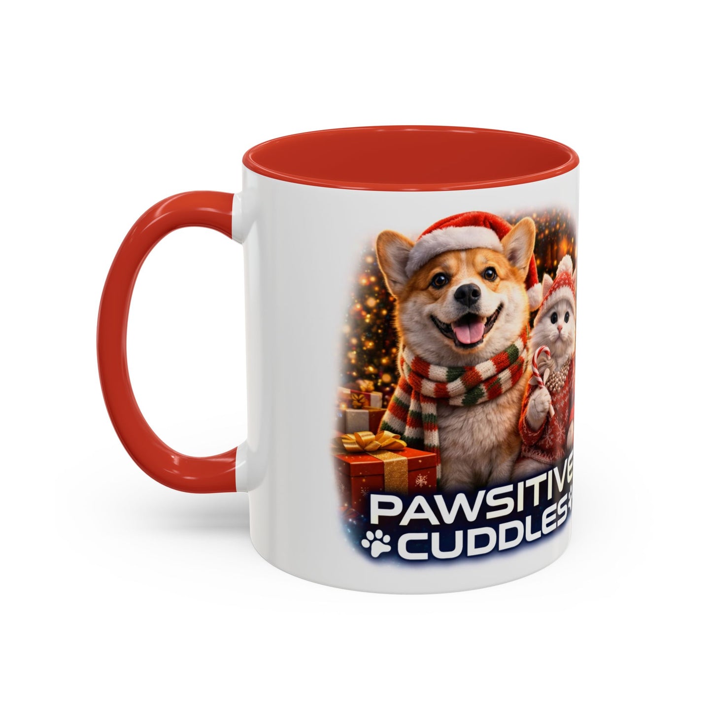 Holiday Pawsitive Cuddles Coffee Mug