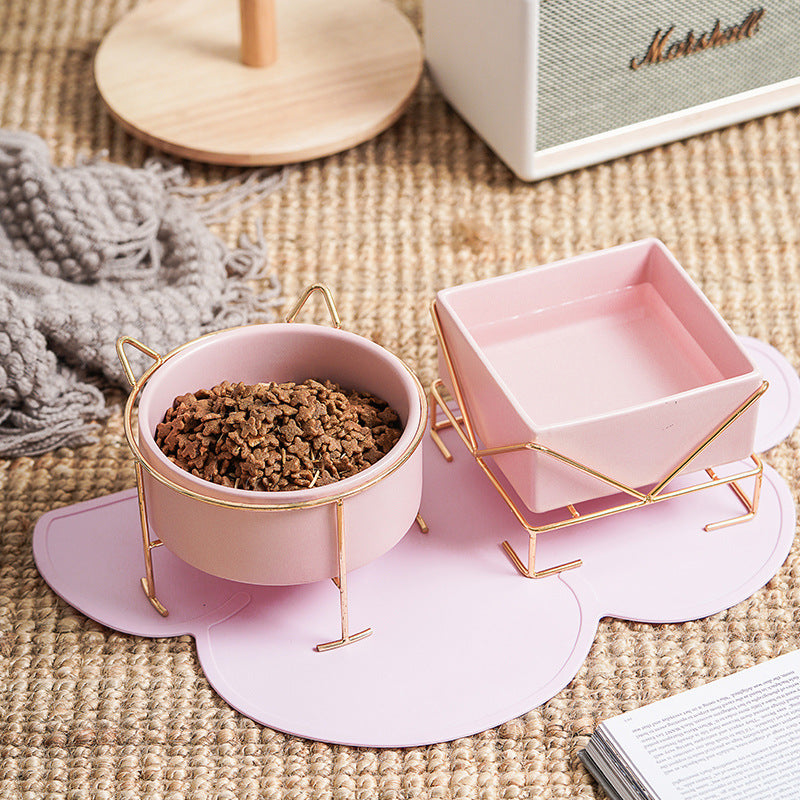 Ergonomic Elevated Pet Bowl - Pawsitive Cuddles