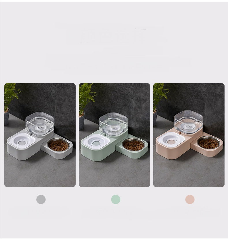 Anti-Spill Pet Feeding Station for Cats & Small Dogs - Pawsitive Cuddles
