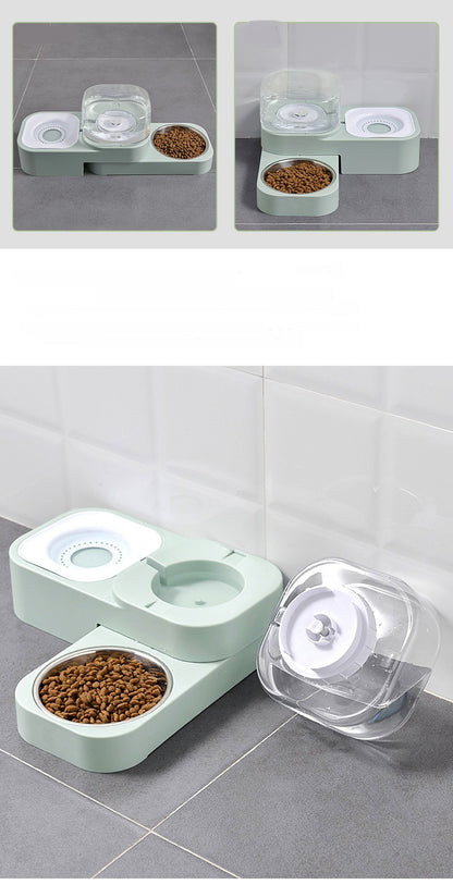 Anti-Spill Pet Feeding Station for Cats & Small Dogs - Pawsitive Cuddles