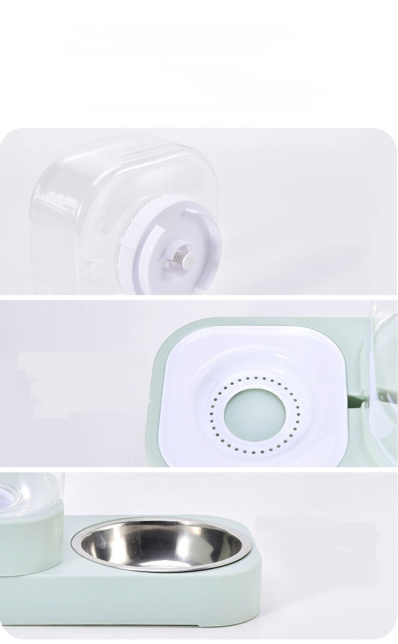 Anti-Spill Pet Feeding Station for Cats & Small Dogs - Pawsitive Cuddles