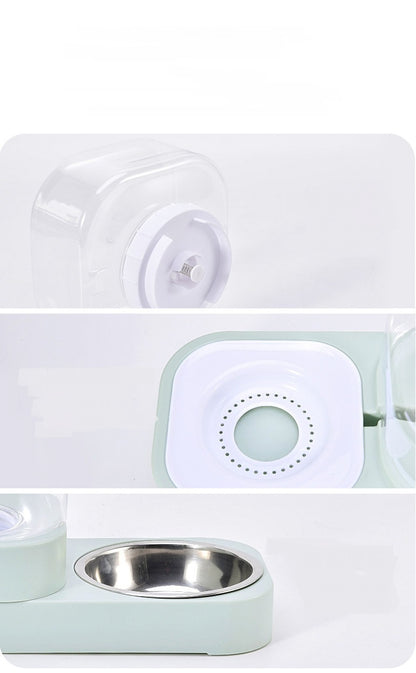 Anti-Spill Pet Feeding Station for Cats & Small Dogs - Pawsitive Cuddles
