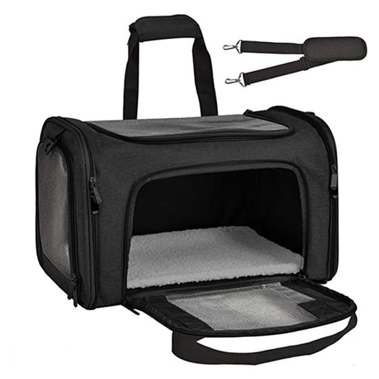Portable One-Shoulder Pet Carrier Bag - Pawsitive Cuddles