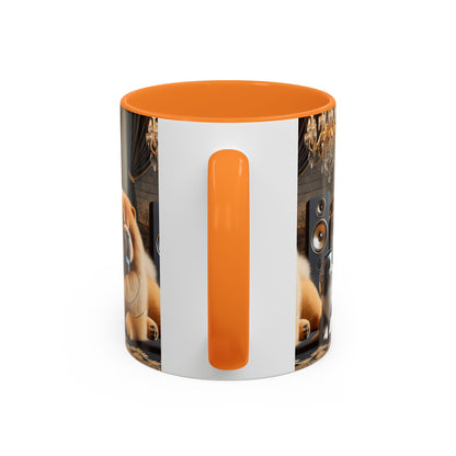 Chow Chow & Corgi Retro Lounge Coffee Mug (11oz/15oz)