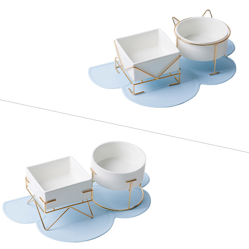 Ergonomic Elevated Pet Bowl - Pawsitive Cuddles