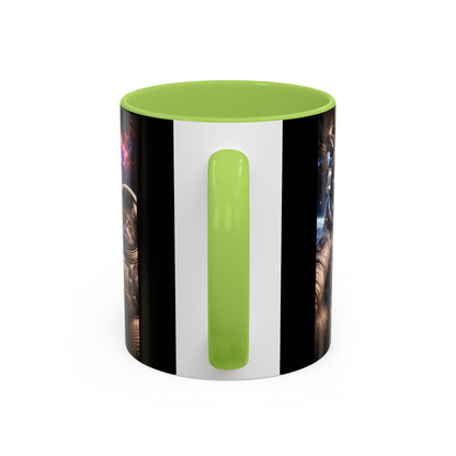 Space Pals Coffee Mug – Astronaut Dog & Cat Galaxy Accent Mug (11/15 oz)