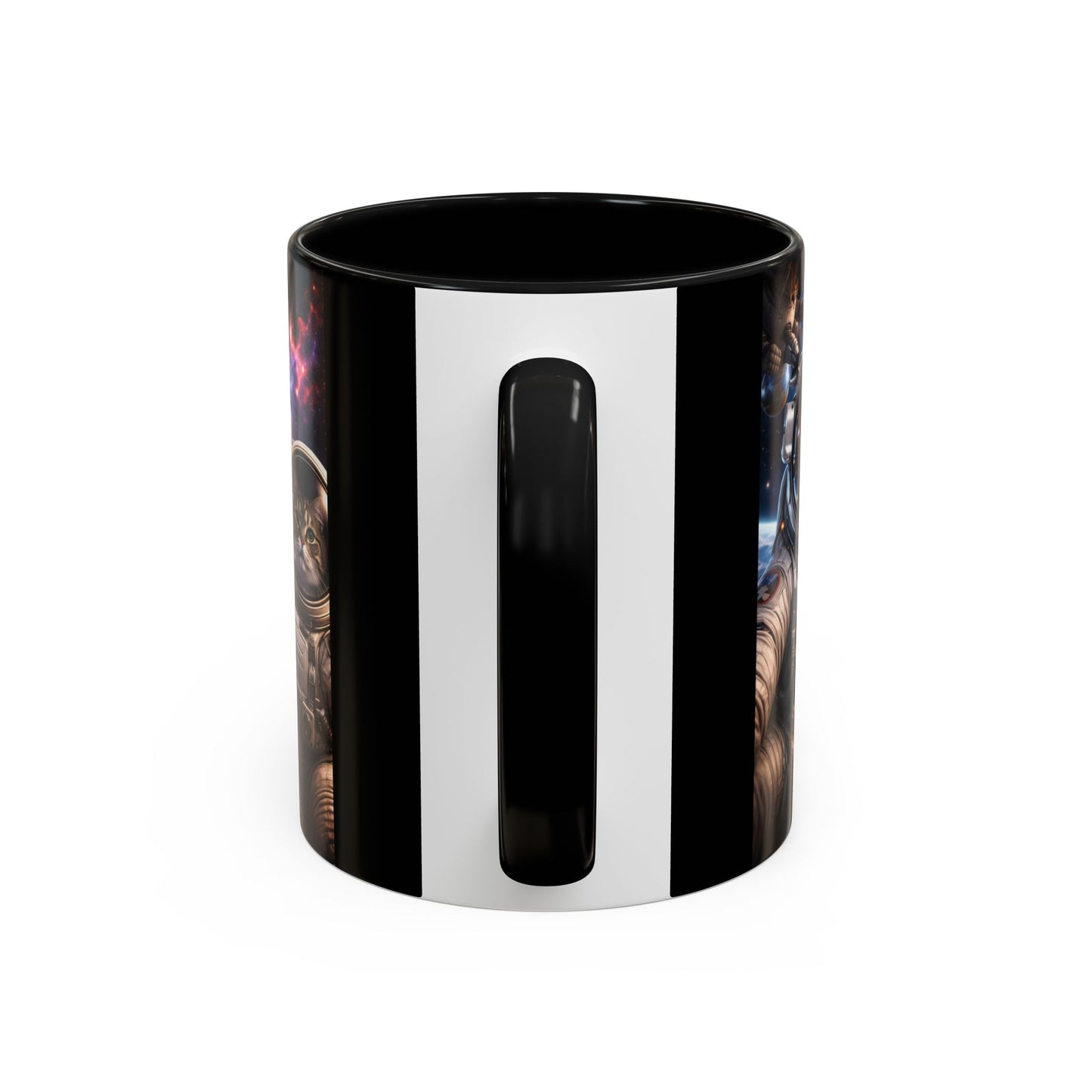 Space Pals Coffee Mug – Astronaut Dog & Cat Galaxy Accent Mug (11/15 oz)