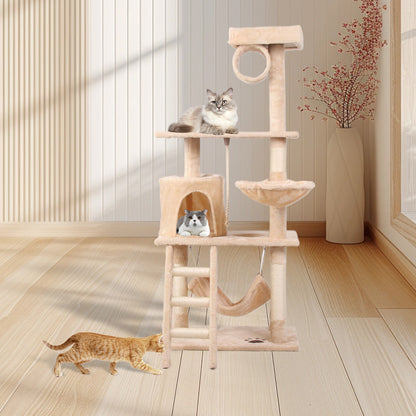 Multi-Level Indoor Cat Tower for Climbing