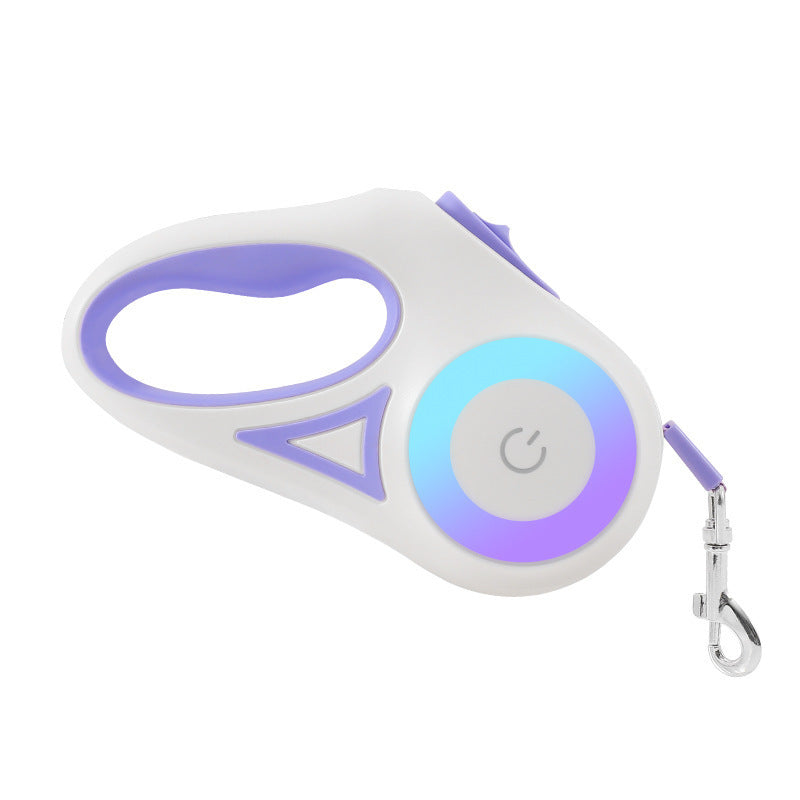 Dog Leash Retractable Leash with LED light And Dog Collar Spotlight Automatic - Click Mart