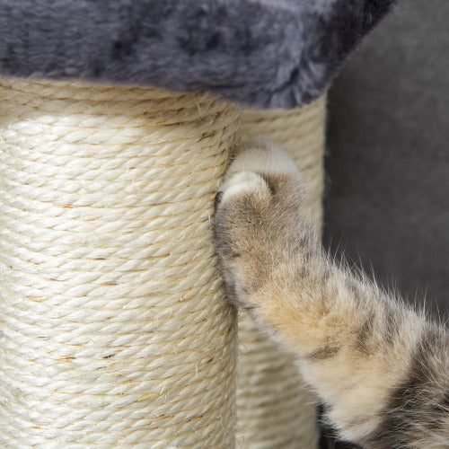PawHut Cat Tree with 4 Steps - Pawsitive Cuddles