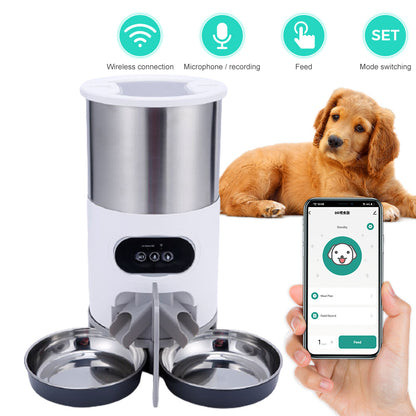 WiFi Food Dispenser with Voice Recording
