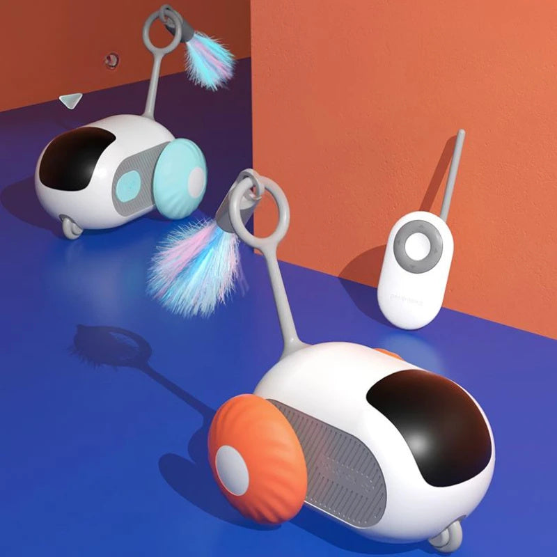 Remote-Controlled Interactive Cat Car Toy