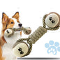 Pet Dumbbell Rope Tennis Ball Chew Toy - Pawsitive Cuddles
