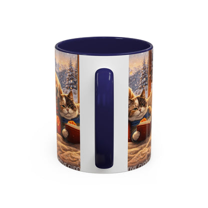 Cozy Winter Pets Coffee Mug — Dog & Cat Hot Cocoa Scenic 11/15oz