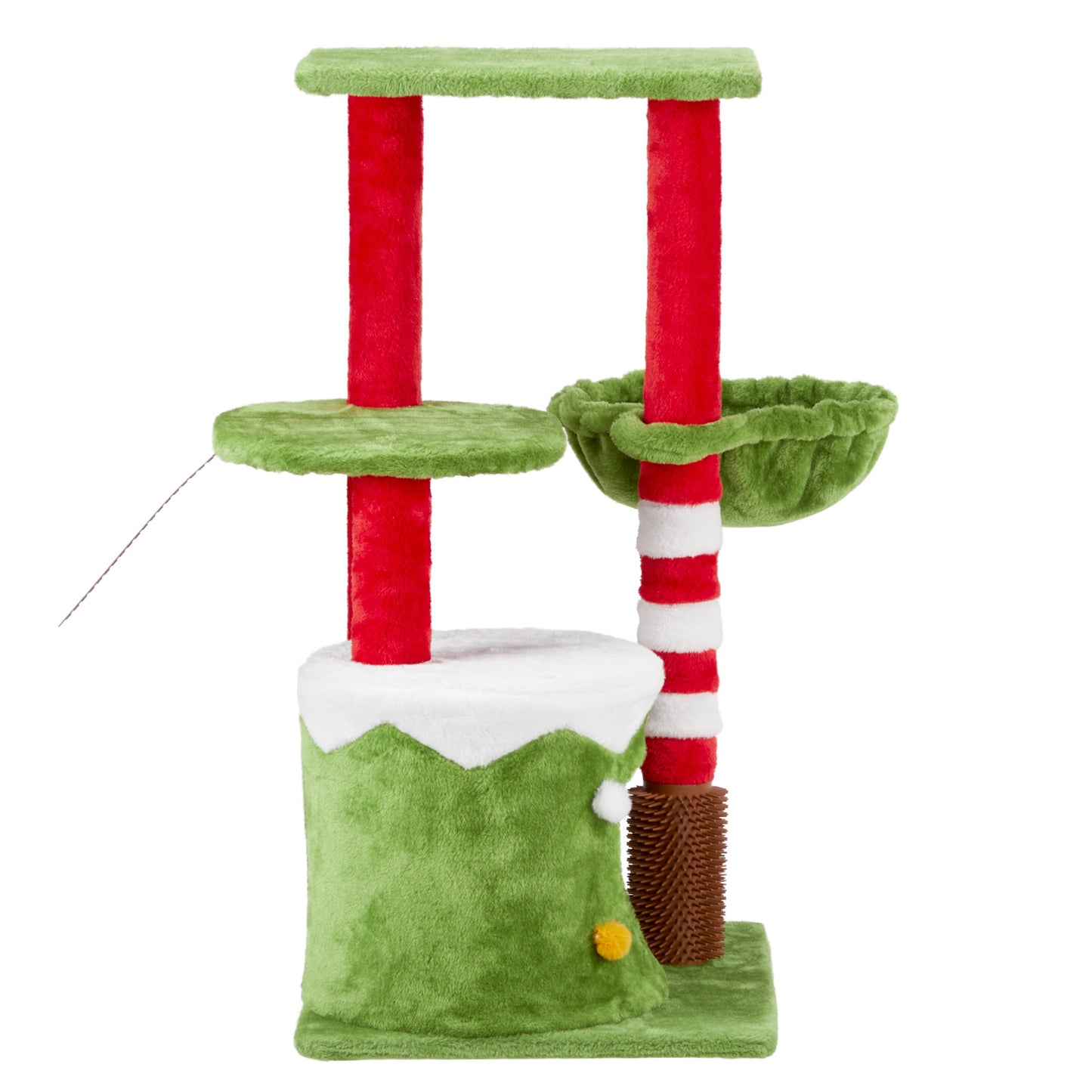 2-Level Cat House with Hammock - Pawsitive Cuddles