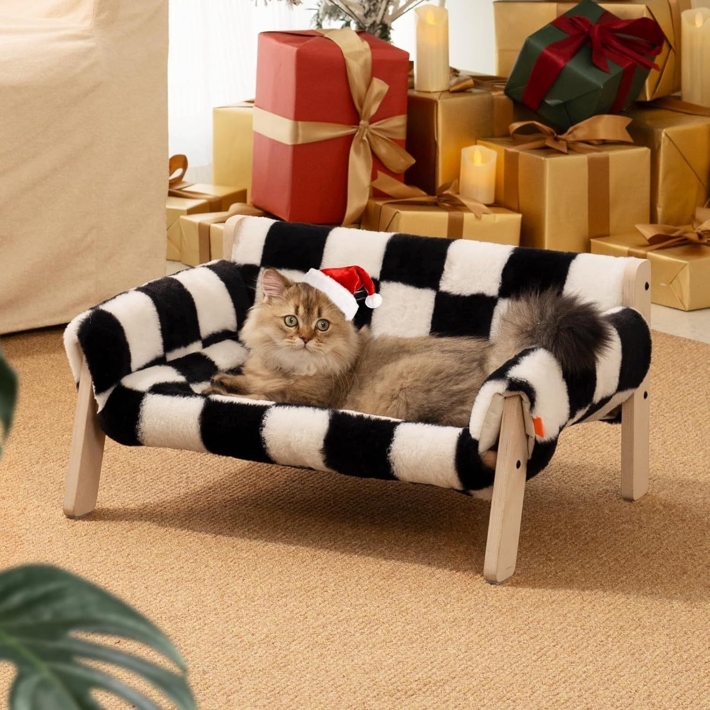 Sturdy 15kg Cat Sofa with Removable Washable Cover - Pawsitive Cuddles