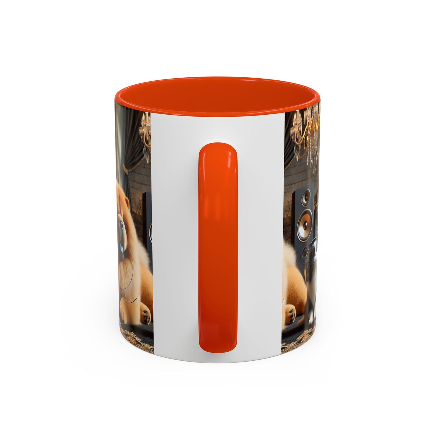 Chow Chow & Corgi Retro Lounge Coffee Mug (11oz/15oz)