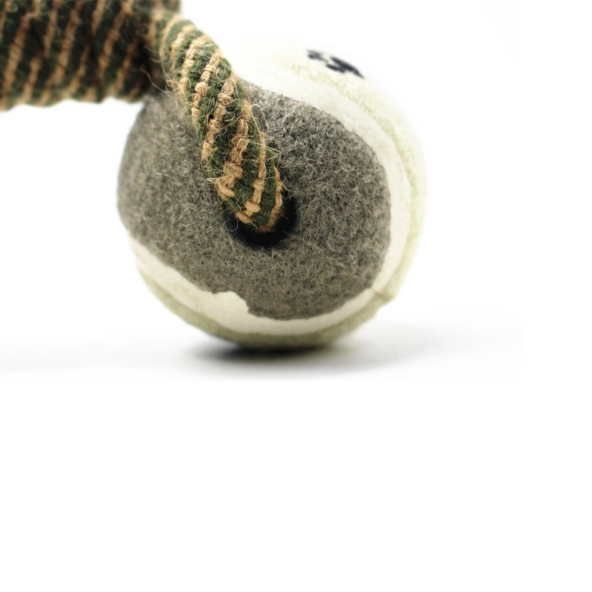 Pet Dumbbell Rope Tennis Ball Chew Toy - Pawsitive Cuddles