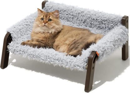 Raised Cat & Small Dog Couch with Washable Cover - Pawsitive Cuddles
