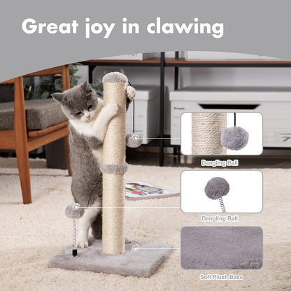 Premium Sisal Cat Scratching Post - Pawsitive Cuddles