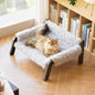 Raised Cat & Small Dog Couch with Washable Cover - Pawsitive Cuddles