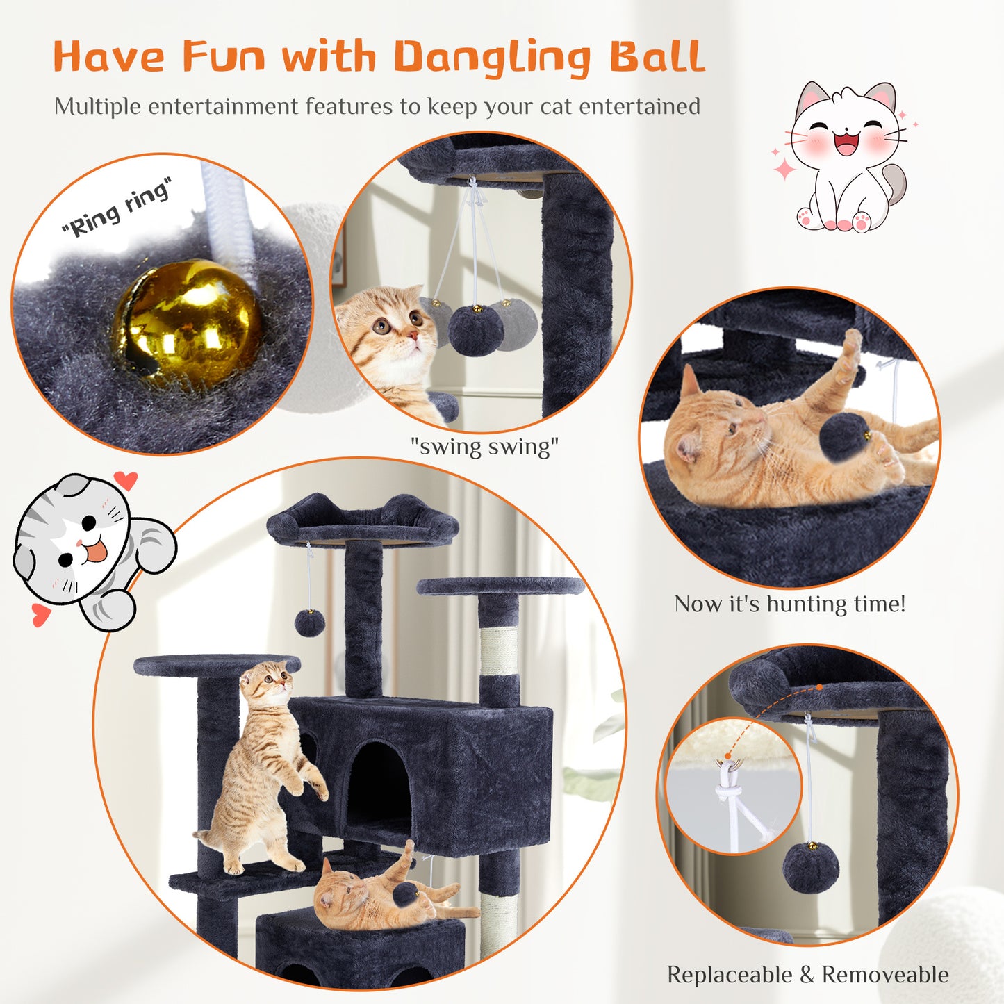Multi-Functional Cat Treehouse