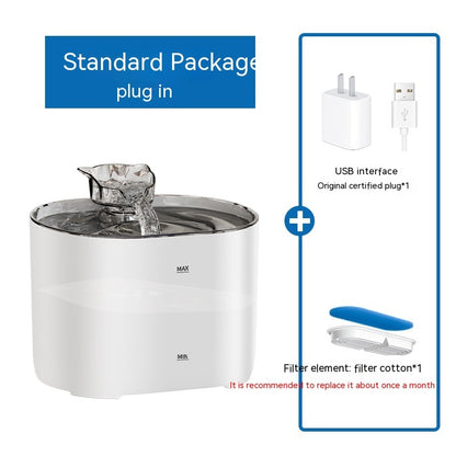 Circulating Pet Water Dispenser with Filtration System - Pawsitive Cuddles