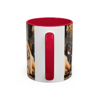Chow Chow & Corgi Retro Lounge Coffee Mug (11oz/15oz)
