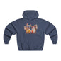 Cozy Paws Hoodie — Cute Cat & Dog Cuddles Graphic Sweatshirt