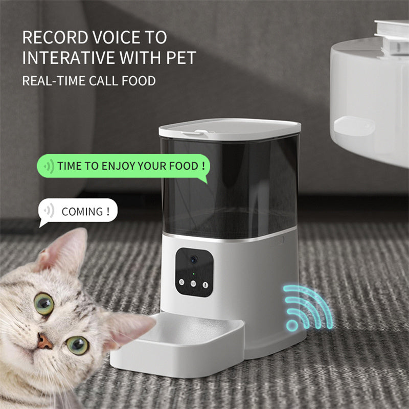 Smart Automatic Pet Feeder with WiFi - Pawsitive Cuddles