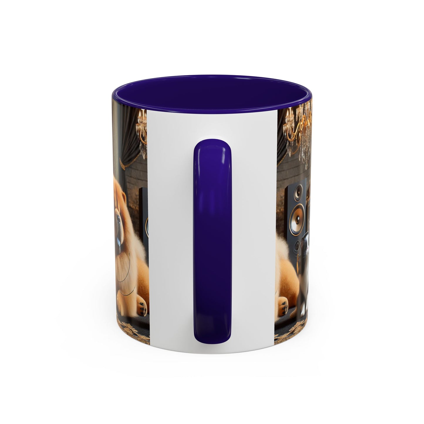 Chow Chow & Corgi Retro Lounge Coffee Mug (11oz/15oz)