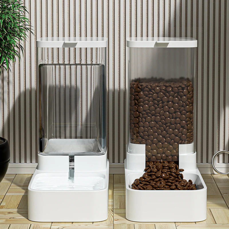 Gravity Food & Water Station for Cats and Dogs - Pawsitive Cuddles