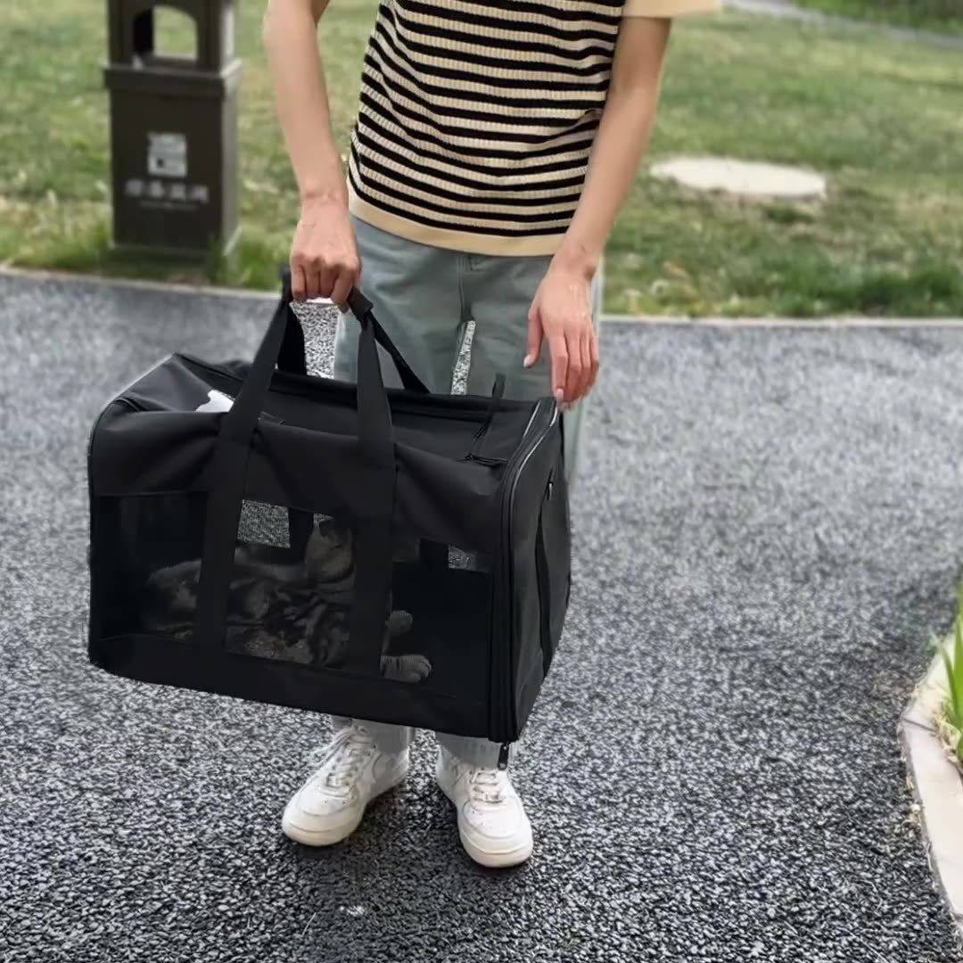 Portable Foldable Pet Carrier Bag - Pawsitive Cuddles
