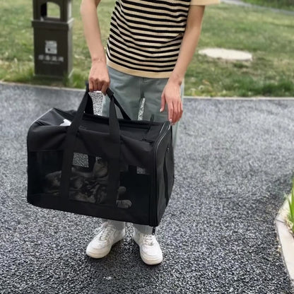 Portable Foldable Pet Carrier Bag - Pawsitive Cuddles