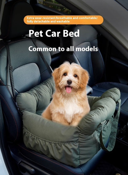 Multifunctional Pet Car Bed & Safety Seat - Pawsitive Cuddles